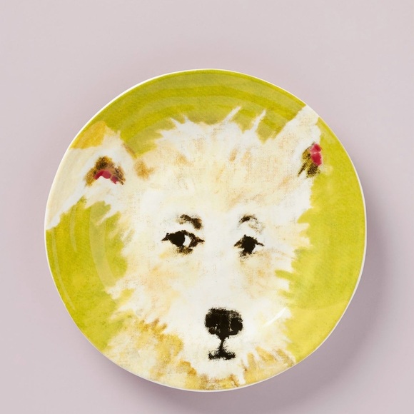 Anthropologie Other - Anthropologie Carole Akins Furry Friends Dessert Plate